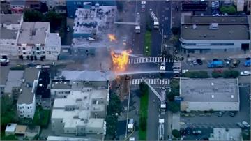 舊金山瓦斯氣爆 竄9公尺熊熊火焰