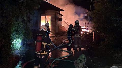嘉縣中埔平房火警 6旬男逃生不及罹難