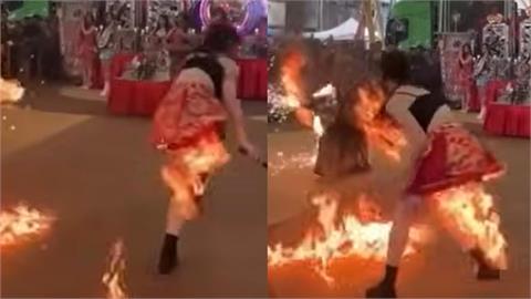 火舞演出起火女舞者送醫傷勢曝光　桃園市府挨轟活動安全沒把關
