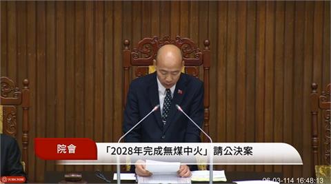 藍白聯手通過「中火無煤」案　吳思瑤批：只搞民粹不顧民生