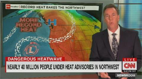 史上最猛熱浪襲北美西部！　加拿大卑詩省飆攝氏46.6度