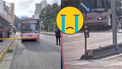 才剛下公車！北市女疑因這事「1秒鬼轉」慘被輾　驚悚畫面全被拍