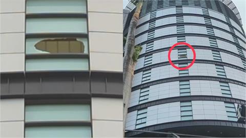 快新聞／台中「店王」又出事！外牆玻璃破大洞　新光三越曝原因