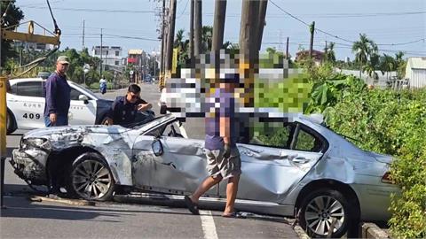 悚！屏東雙載機車高速撞轎車　騎士、乘客當場噴飛身亡