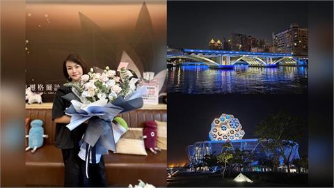 快新聞／高雄7大地標成「TWICE藍」！子瑜媽媽致謝高市府　意外釣出陳其邁回應