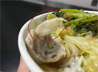台鐵便當貢丸驚見異物！　供應商認了「生產疏失」網點名：以後剩半顆