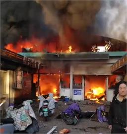 快新聞／中國河北張家口菜市場火災　濃煙直竄「已8死15傷」