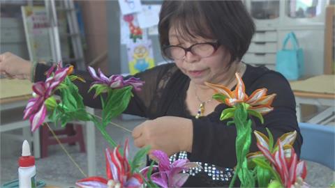 退休後的春天　樂齡學習春仔花工藝