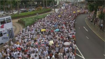 香港「反送中」遊行數十萬人上街！將預演包圍立法會