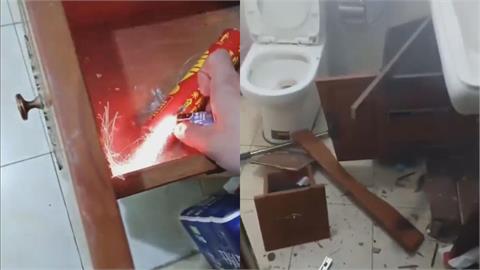 太渴望年味！中國人受夠鞭炮禁燃令　竟在家中櫥櫃偷燃放炸毀廁所
