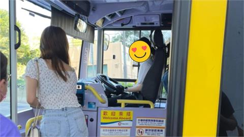 新一代「仙氣女司機」出現了！搭公車巧遇本人「超甜美照」曝光
