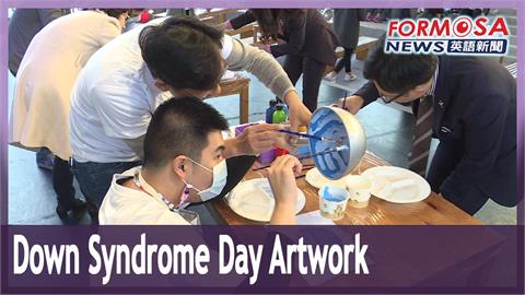 Young artists create art installation to celebrate World Down Syndrome Day
