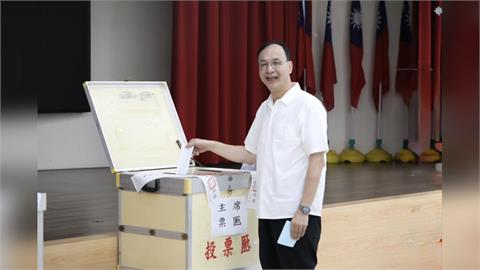 快新聞／交棒在即！朱立倫回桃園投票親曝心境　再駁內參民調傳言