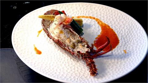 頂級鐵板燒餐廳帝王蟹腳結合油子醋　品嘗春天清新滋味