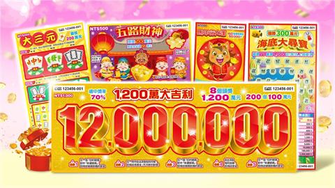 2026過年刮刮樂怎麼選？這款「中獎率最高70%」攻略一次看