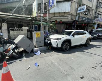 快新聞／新北三重43戶停電！小客車撞擊配電設備釀禍　台電搶修中