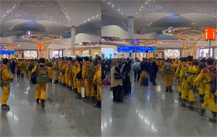 快新聞／台灣搜救隊完成任務回國！　伊斯坦堡機場狂響致謝掌聲道別
