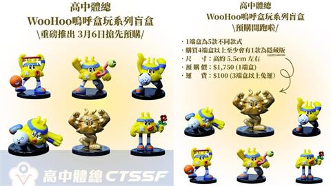 綜合／高中體總吉祥物WooHoo新年驚喜推盲盒！開賣時間、價格一次看