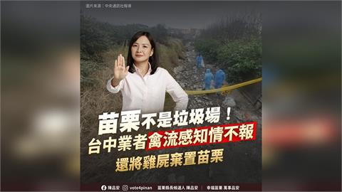 快新聞／禽流感雞隻、蛋流入苗栗　陳品安痛批台中市府「疏於管理」