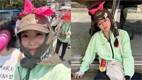 謝忻連3年跟隨白沙屯進香！這1幕遭嗆「對媽祖不敬」…本人急道歉：明年會別手臂