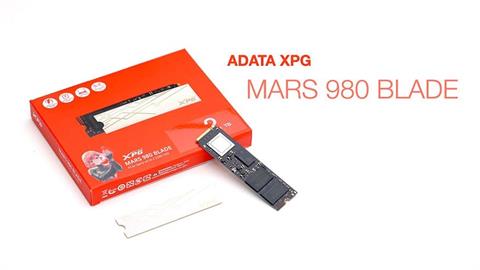 半導體的進步，讓我們用上 6nm 的 PCIe Gen5 SSD 主控，ADATA XPG MARS 980 BLADE