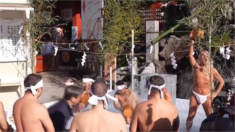 日本新春祈福求好運！　「穿兜襠布澆冷水」淨化心靈