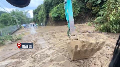 台中雷雨轟炸整夜　山區土石流阻路居民受困