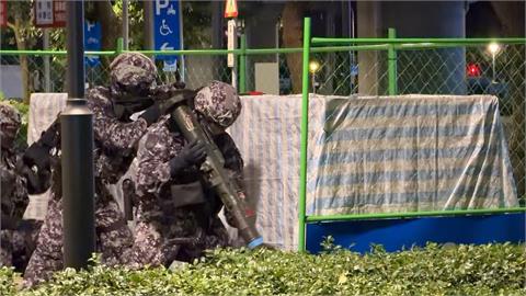 漢光42第八天！憲兵演練敵軍突入首都　雲豹甲車出動殲敵