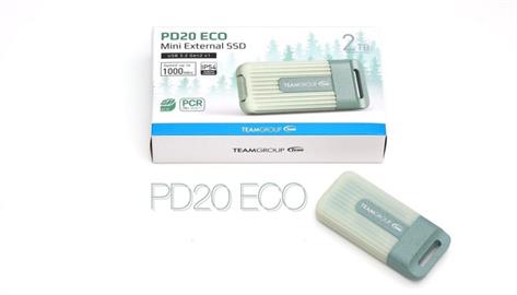 TEAMGROUP與環保精神齊步推出　PD20 ECO 2TB