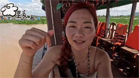 在地人不住高腳屋！柬埔寨「水上村莊」超特別　她驚呼：沒想到是住船