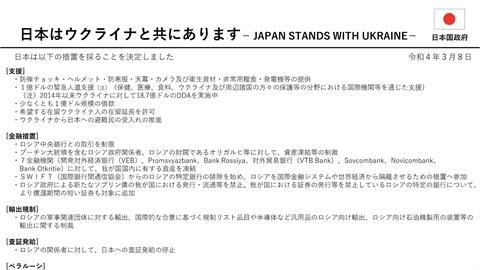 與烏克蘭同在！日本首相官邸祭6措施　「繁中版」凸顯與台灣連帶關係