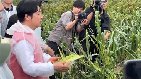 颱風豪雨成災農損恐達21億　總統賴清德赴雲林勘災
