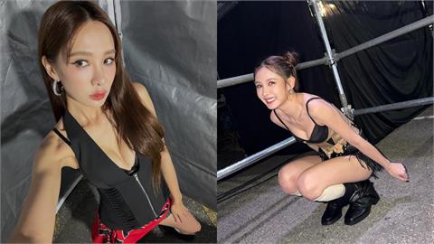 安心亞脫了…銀色戰袍炸出「超兇白麻糬」！13分鐘熱舞掀網狂讚：跨年最強演出