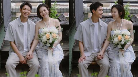 劉品言閃婚連晨翔「孕肚曝光」…2人健身「甜蜜互動」開心到轉圈！