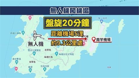 中國軍用無人機首度干擾馬祖機場　距離南竿機場約9公里