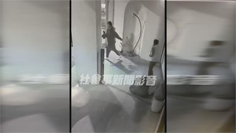 高雄醉漢亂砸騎樓物品　1人鬧事變3人進警局