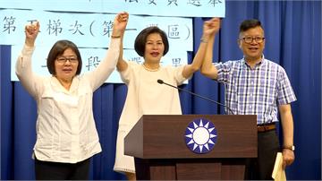 國民黨、新黨兩階段初選汪志冰勝出 將戰民進黨吳思瑤