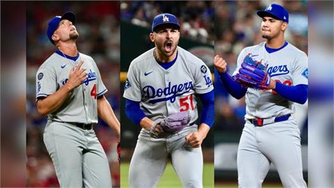 MLB(影)／道奇牛棚今天不砸鍋還創紀錄！105年首見三位投手合力交出9連K