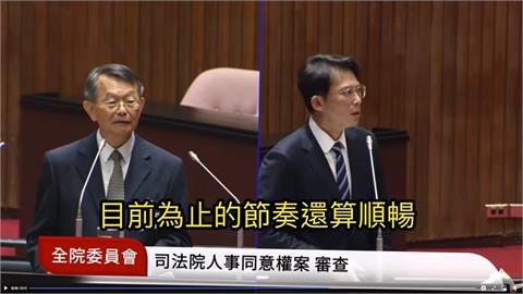 向前行(影)／黃國昌立院質詢「想喊卡」遭院長洗臉？他笑：韓其實在聊天！