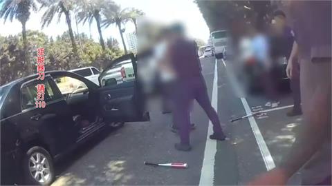 撞人還打人! 開車突遭3惡煞追撞.持球棒攻擊 男子視網膜剝離