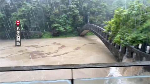 巴威颱風肆虐！　南投95線往東埔溫泉區道路封閉