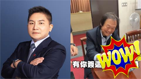 「拿1物」請王世堅簽名！吳宗憲「得逞」笑眯眯：我最喜歡、崇拜的前輩