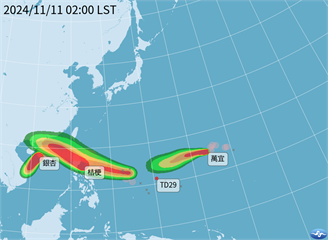 11月4颱並存創歷史？　準天兔2路徑曝光了
