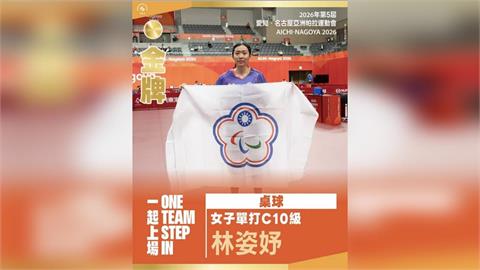 亞帕運勇奪3金3銀 閉幕小將林姿妤光榮掌旗（圖／億光基金會提供）