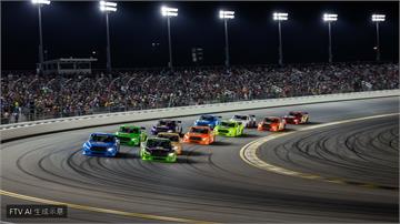 NASCAR納斯卡卡車賽納許維爾站 Layne Riggs最後一圈驚天逆轉奪冠