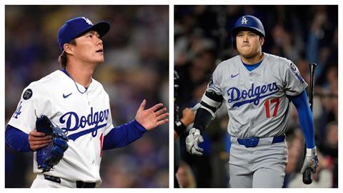 MLB/大谷手感冰冷4打數無安打 道奇打線遭壓制山本苦吞敗