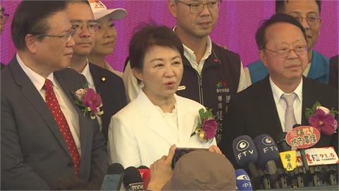 台中漢神洲際百貨開幕！盧秀燕出席　現場人潮擠爆