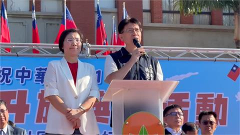 又是林思銘！竹縣國慶致詞公然拉票　台上高喊"國民黨全壘打"