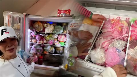 過年到姐家作客！陳美鳳驚見「冰箱、冷凍櫃全塞滿」　網笑：可以吃一年