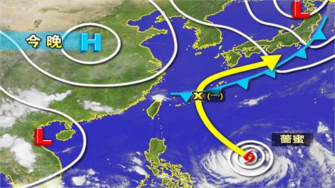 薔蜜北上大迴轉「恐成爆頭颱」？林嘉愷警「外圍環流開炸2地區」劇烈時間點曝光
